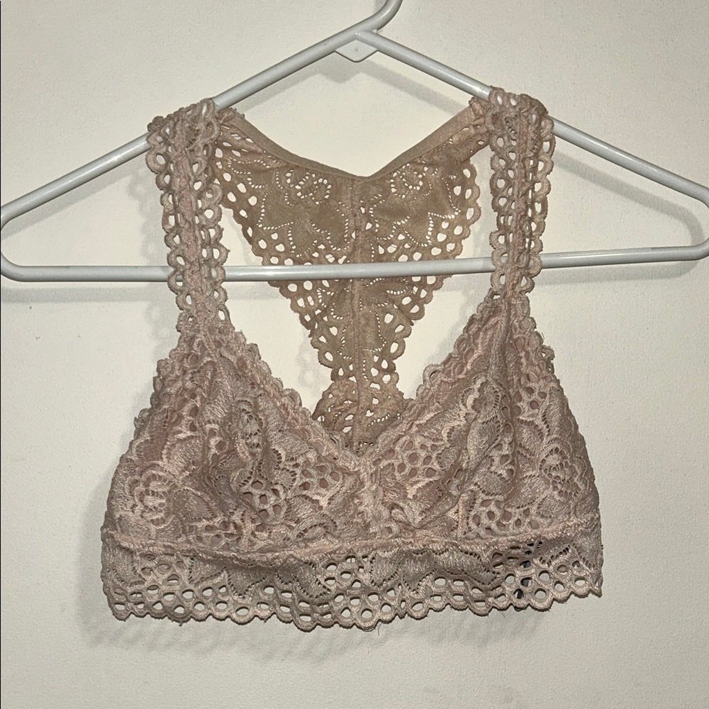 Lace Bralette in light pink